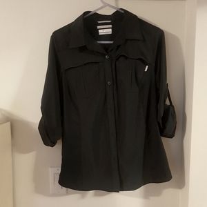 Black Columbia Omni-Shade Long Sleeve Shirt